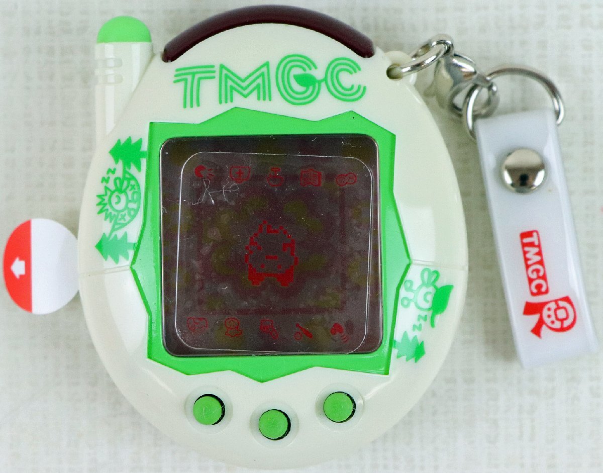 P◇ジャンク品◇おもちゃ 『たまごっち TMCG』 グリーン/緑×ホワイト