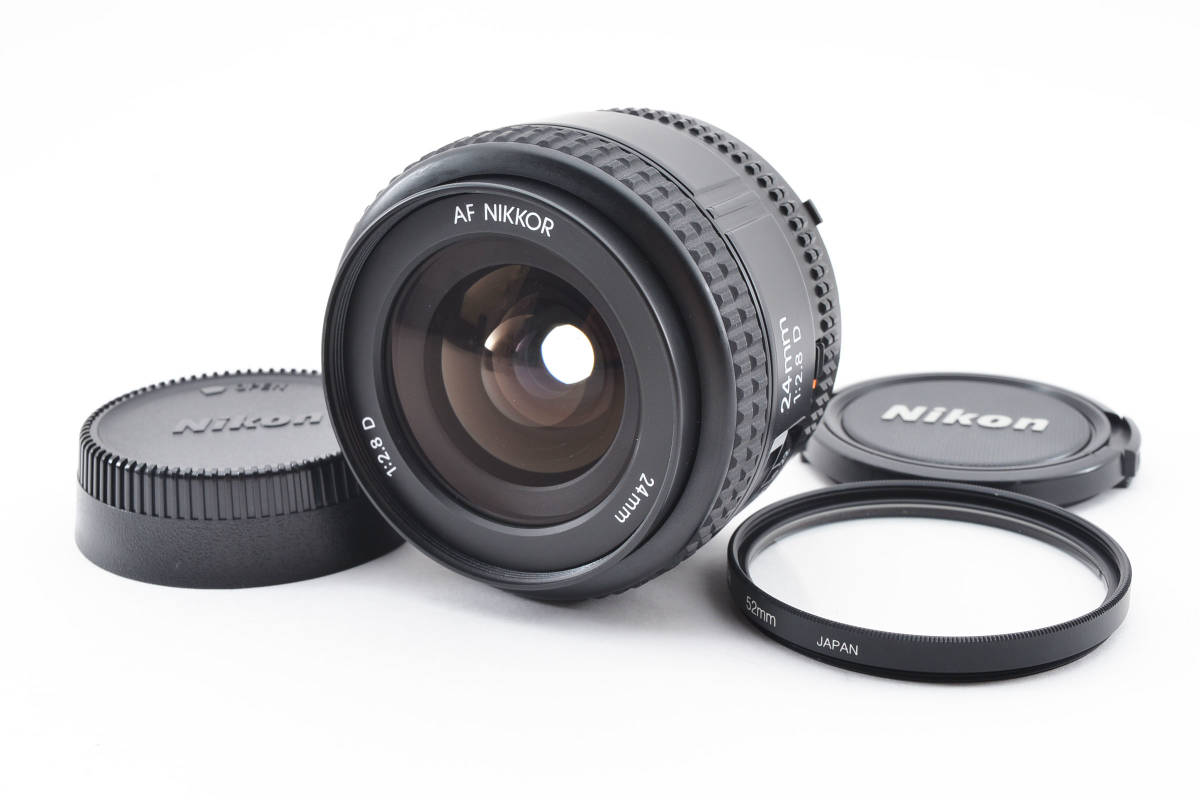熱い販売 Angle Wide D f/2.8 24mm NIKKOR AF Nikon ニコン Lens