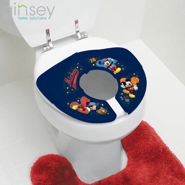  auxiliary toilet seat Mickey Mouse navy folding toilet seat poti seat Disney mobile disney_y