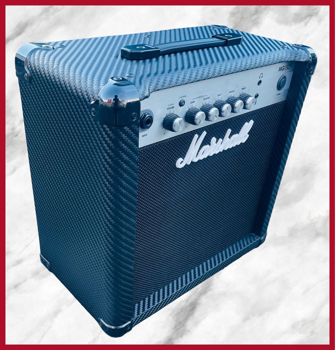 (新品同様) Marshall MG15CF コンボギターアンプ 15W