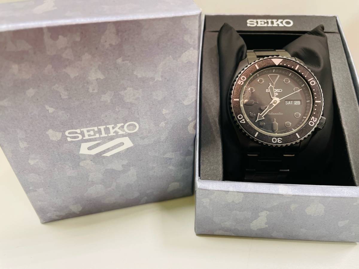 B-11002】SEIKO 5 セイコー 5 4R36-07G0 デイデイト 自動巻き