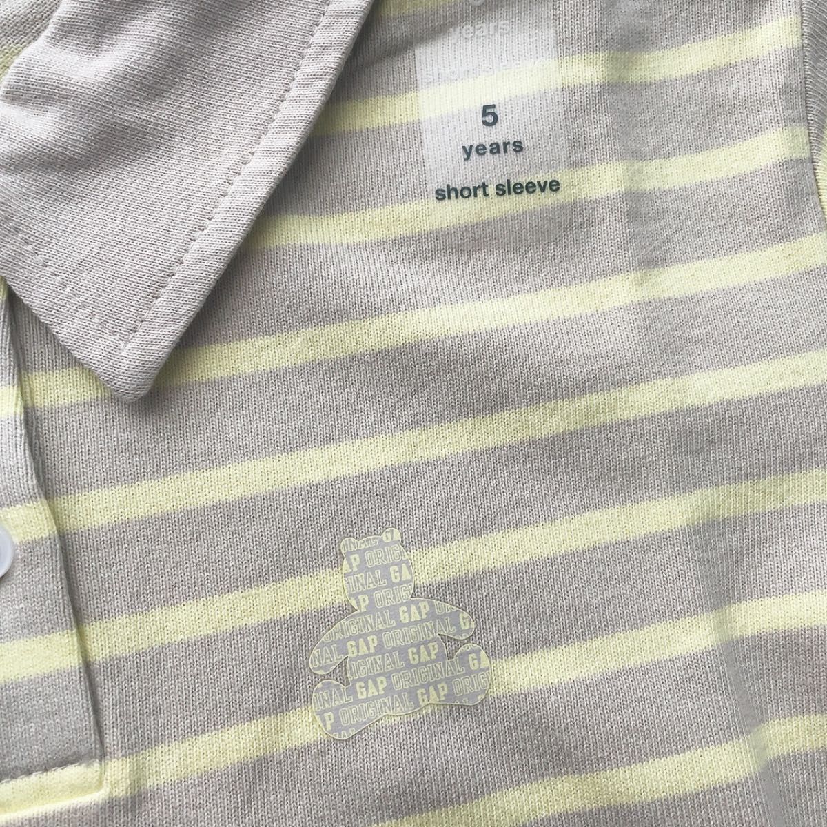 ★ベビーギャップ babyGAP 半袖ポロシャツワンピース ボーダー 110cm★新品