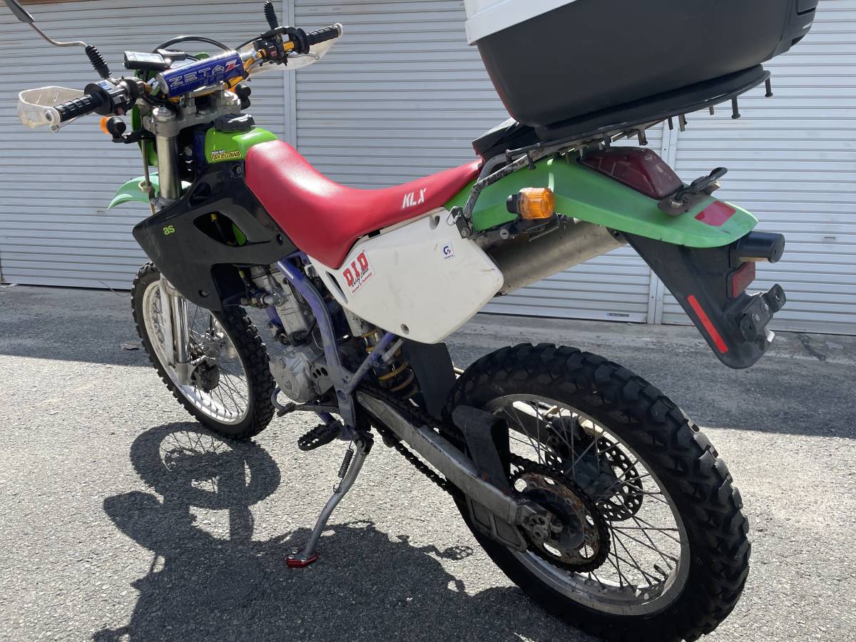 デジタルタコメーター　鍵付きRBOX装備　KLX250SR　LX250E 書類、鍵付き_画像6