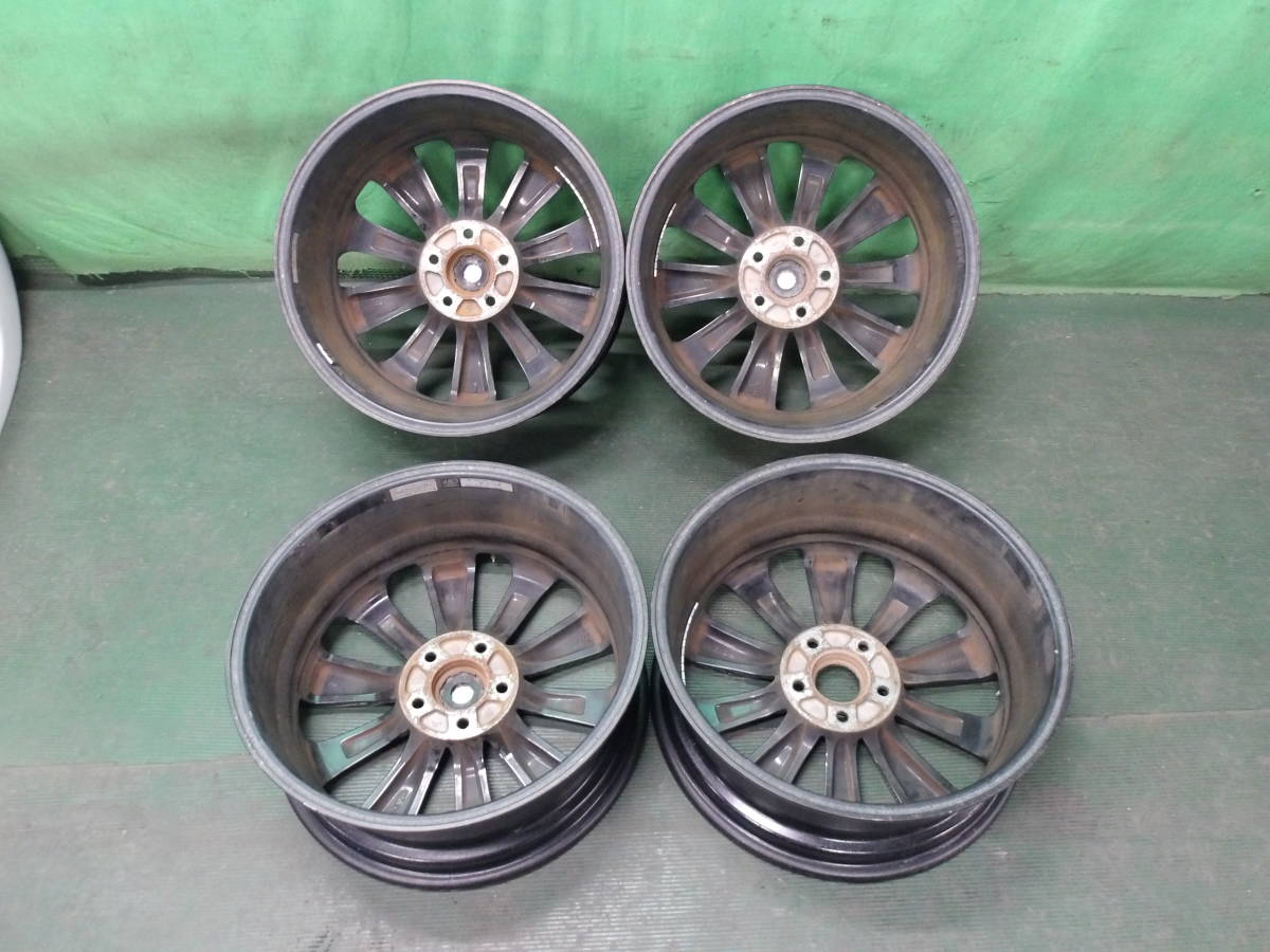 ☆　ホイール　VERSUS RAYS　ベルサス　18×7J　+55　PCD114.3　5H　メッキ　18インチ　4本　☆_画像2