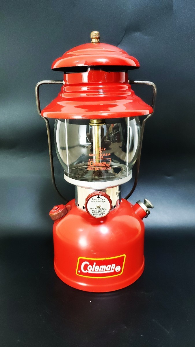 希少。超美品。1961/07 コールマンランタン200Aランタンマーク付き