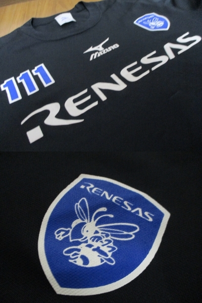  предметы снабжения Mizuno RENESAS Rene подвеска Takasaki женщина софтбол часть #111 сетка рубашка M размер 