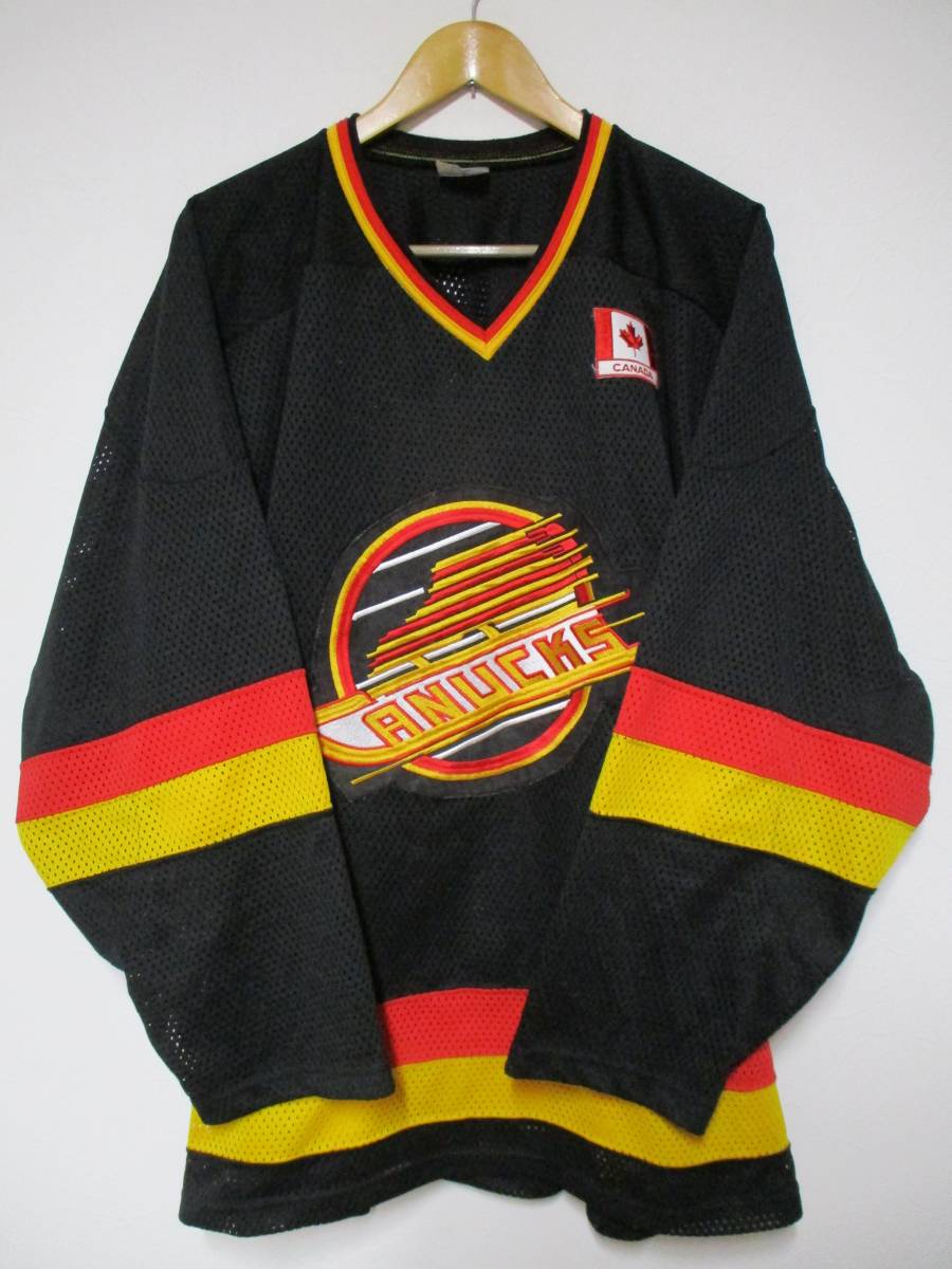 90's カナダ製 JERICO NHL カナックス ホッケージャージ XLサイズ