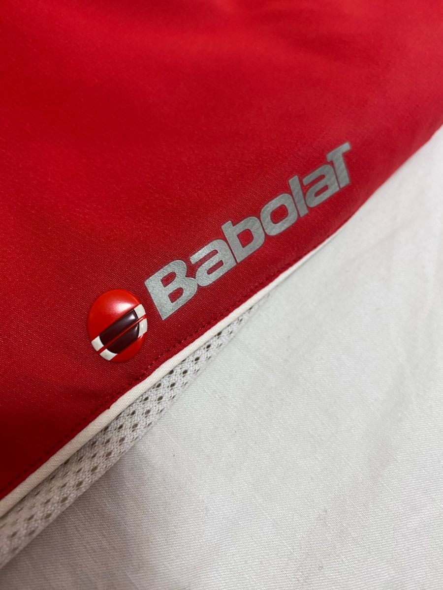 新品未使用　BabolaT バボラ　テニスウェア　七分丈パンツ　赤　レッド　レディース　L