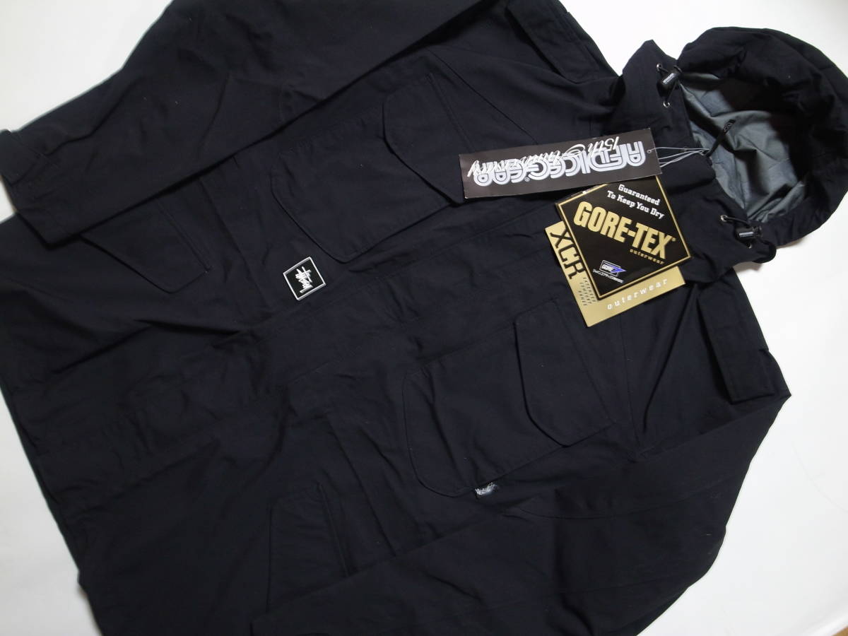 激レアコラボ・稀少★STUSSY ステューシー×AFDICEGEAR 15 Anniversary GORE-TEX XCR M-65 ジャケット★ブラック★M_画像1