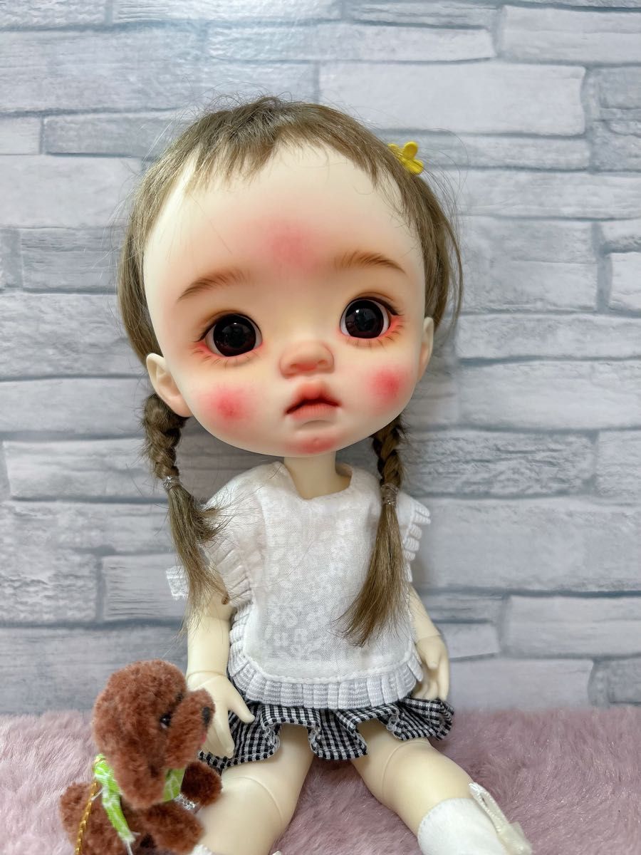 カスタムドール bjd qbaby dayuanbao 風 アウトフィット付き