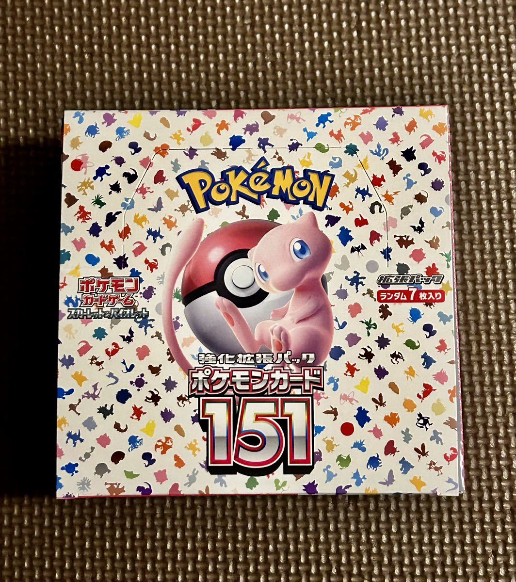 151 1BOX分 バラ20パックポケモンカードゲーム 拡張パック ポケモン