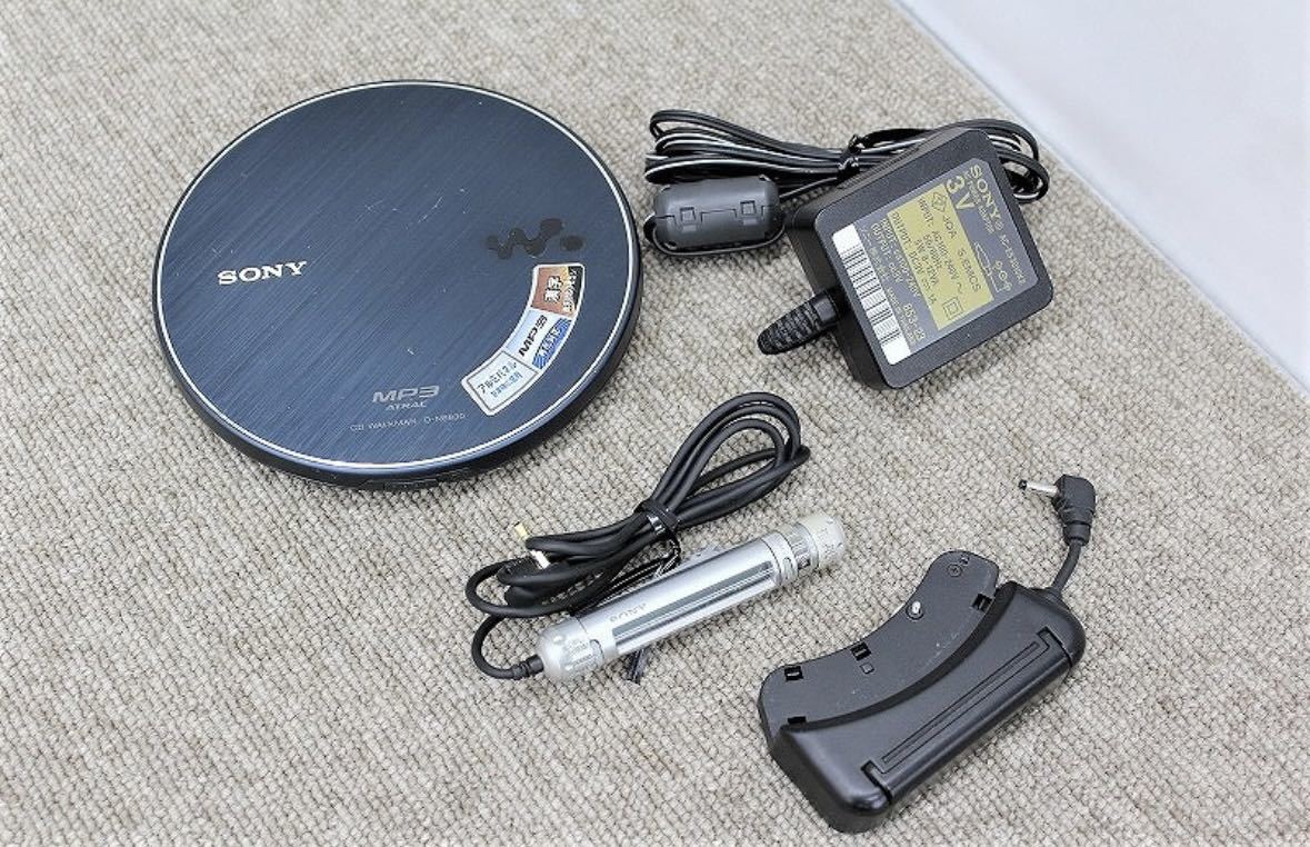 SONY ソニー CDウォークマン D-NE830 ポータブルCDプレーヤー 簡易動作