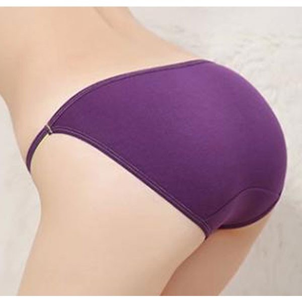 デイリーユース用 超浅 ひも ビキニ 紫クロッチ黄緑 XLサイズ ショーツ パンティー panties_画像4