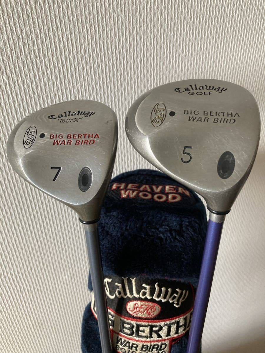 キャロウェイ ビッグバーサ ウォーバード 5W 7W セット Callaway キャロウェイ ビッグバーサ ウォーバード 5W 7W セット Callaway