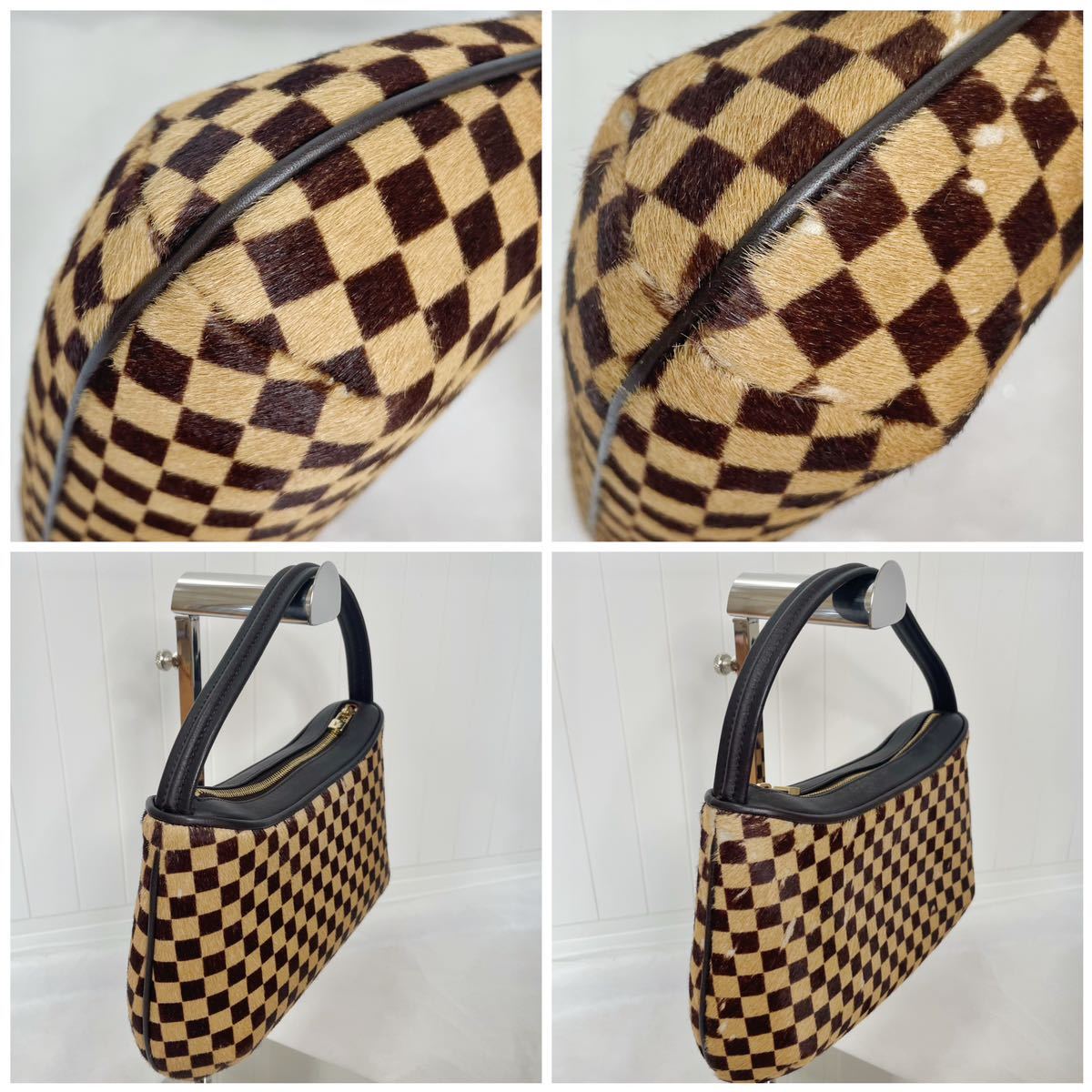 S5083 LOUISVUITTON ダミエ ハンドバッグ ソバージュ タイガー-