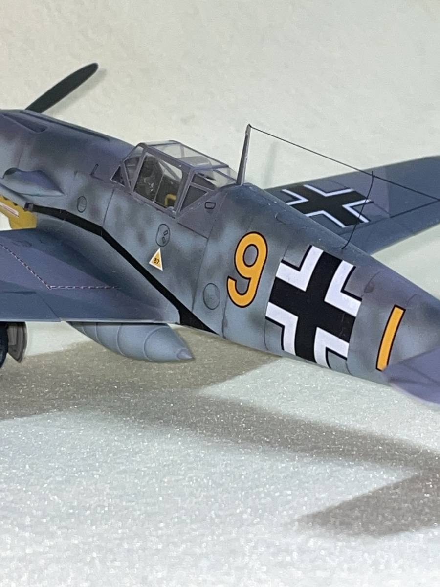 受注生産品】 1/48 メッサーシュミットBf109 F-4 プラモデル完成品