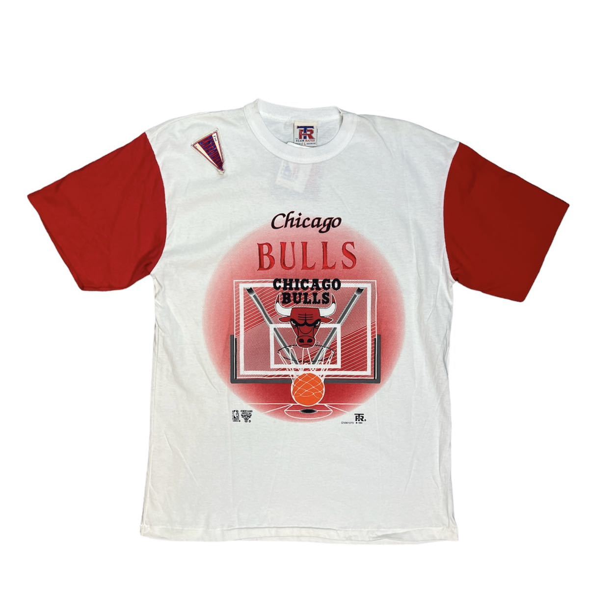 90s chicago bulls deadstock Tシャツ　シングルステッチ　NBA USA製 アメリカ製　madeinUSA バスケ　アメカジTシャツ