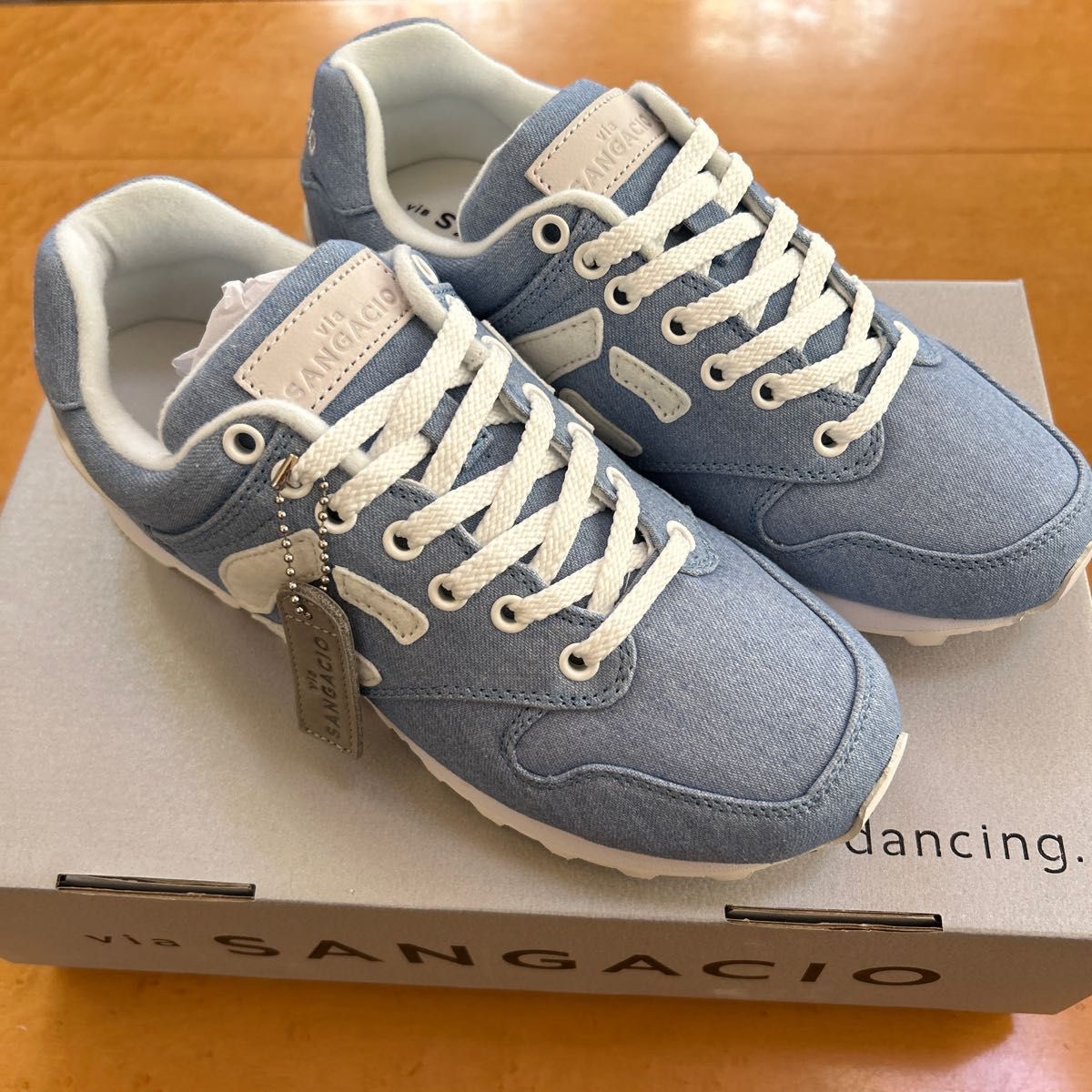 via SANGACIO にゅ～ずDENIM『SKY BLUE』24.5cm-