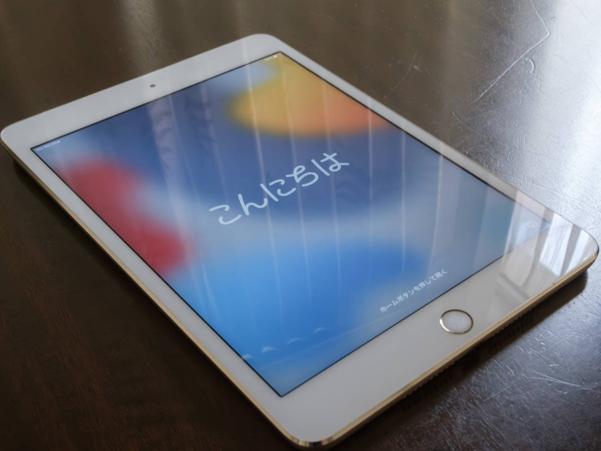 iPad mini 4 ゴールドWi-Fi+Cellular 128GB MK782J/A 128GB 初期化済み