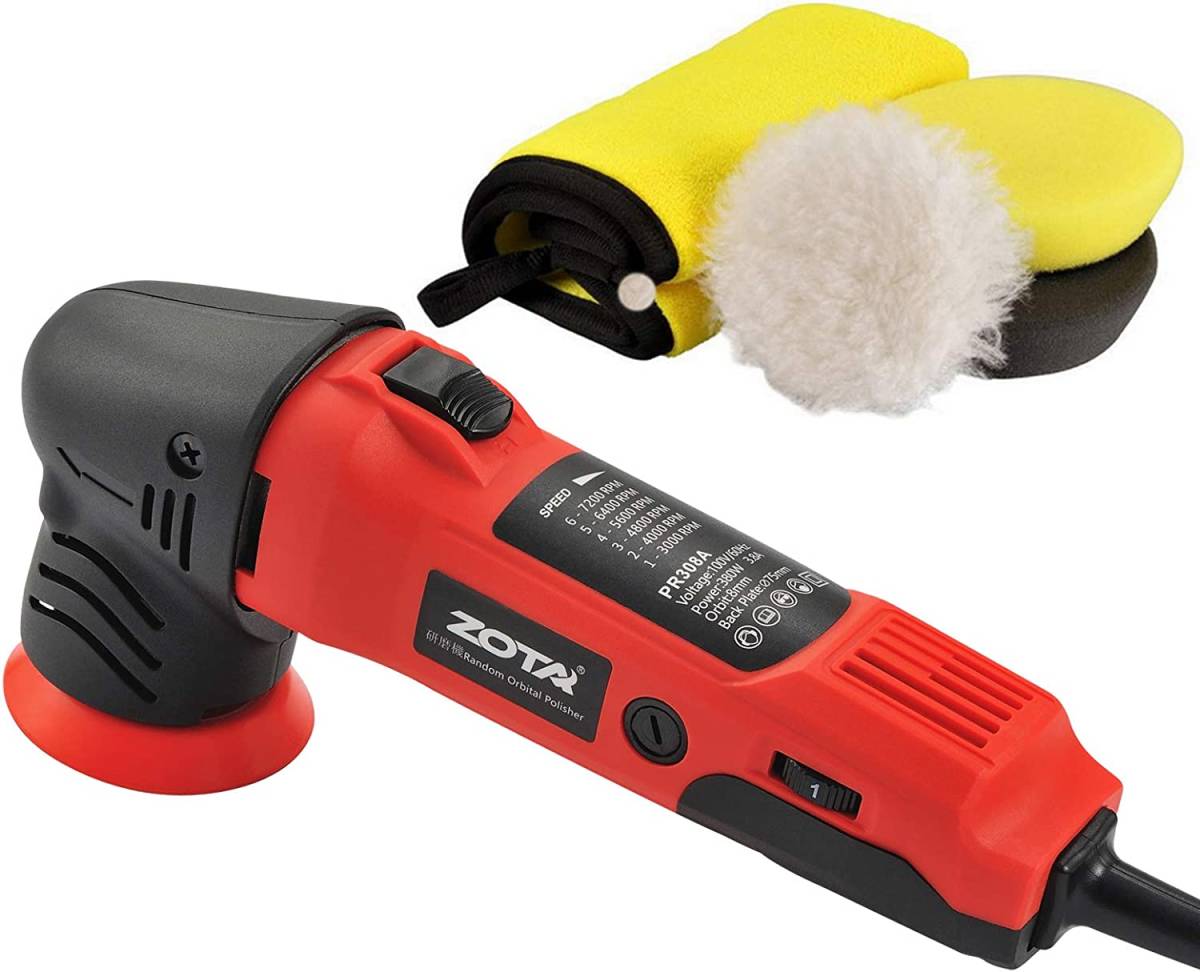 大きな取引 【新品】ZOTA PR308A 車磨き 研磨 研削 100V6段変速3000