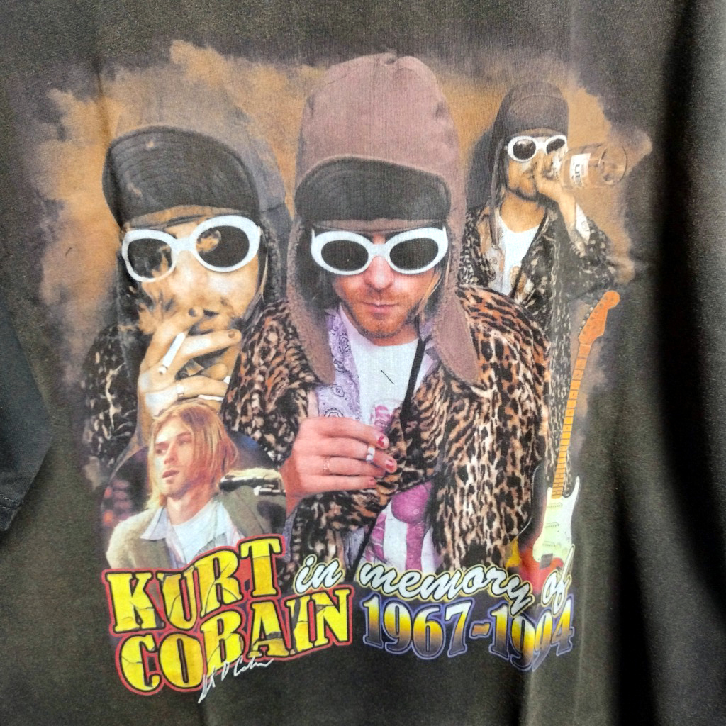 ニルヴァーナ/NIRVANA RAP Tee バンドTシャツ 【オーバーサイズ】カートコバーン Kurt Cobain ビンテージ加工_画像2