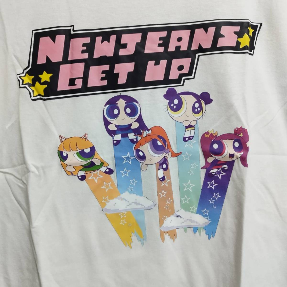 NewJeans/ニュージーンズ プリントTシャツ K-POP 【Mサイズ NewJeans/ニュージーンズ プリントTシャツ K-POP 【Mサイズ