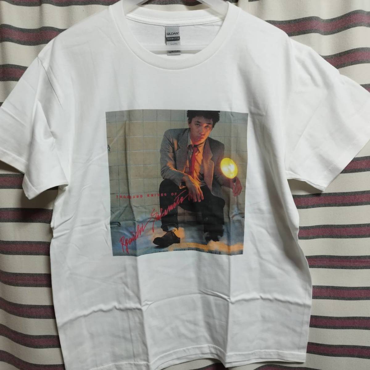 Ryuichi Sakamoto t-shirt 坂本龍一 Tシャツ 【 Lサイズ 】海外輸入品
