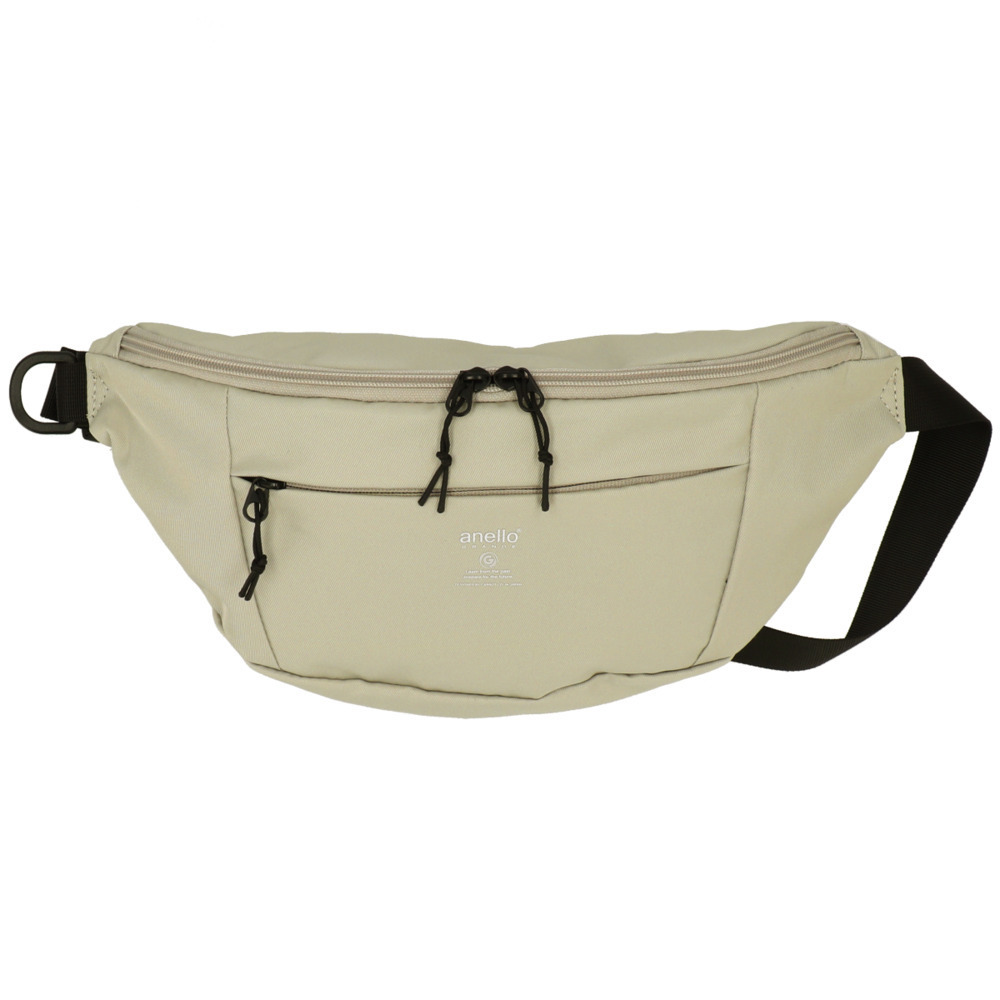 * LBE. light beige a Nero anello body bag mail order shoulder bag water-repellent GRANDE belt bag waist bag lady's men 