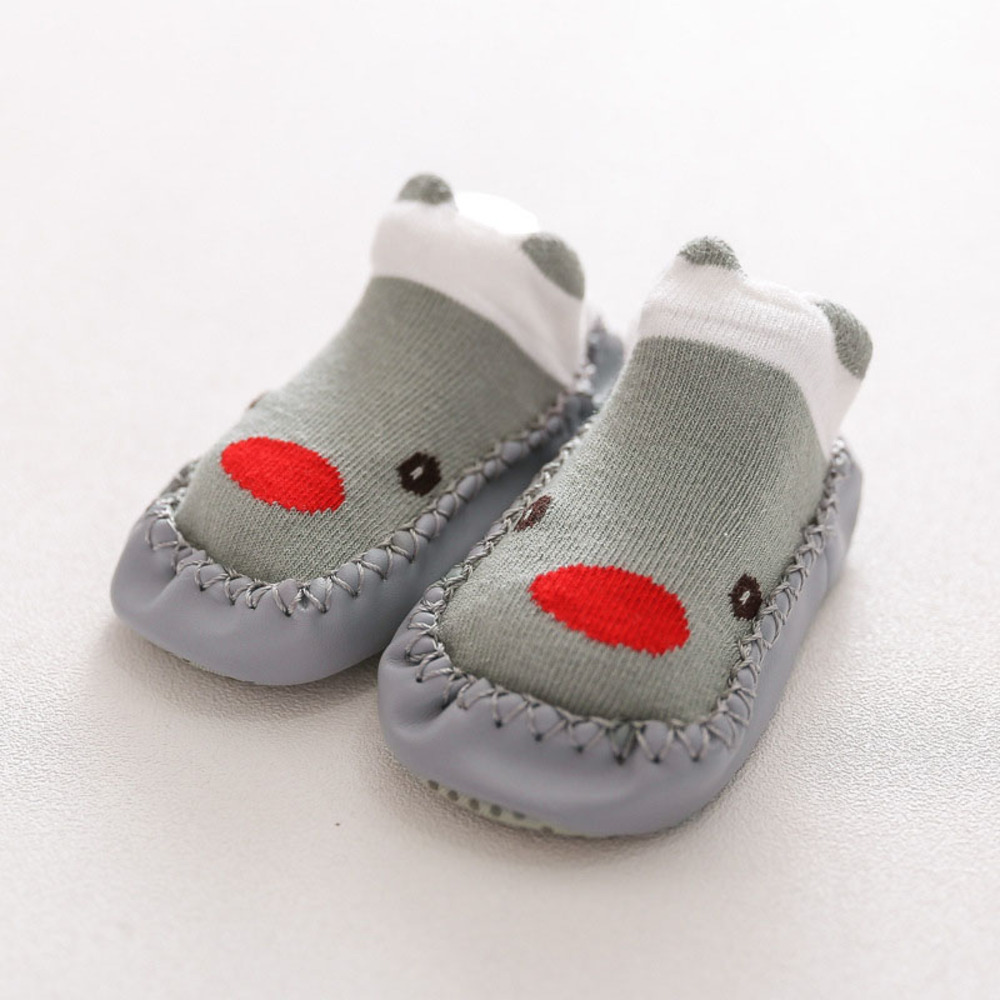 * серый × Bear -* 13cm * baby носки lysks2 носки обувь детские носки носки пинетки обувь носки baby 