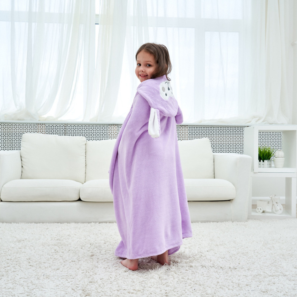 * purple * Kids bath towel lybathto1 bath towel Kids bathrobe blanket poncho blanket mantle bath finished bath on .