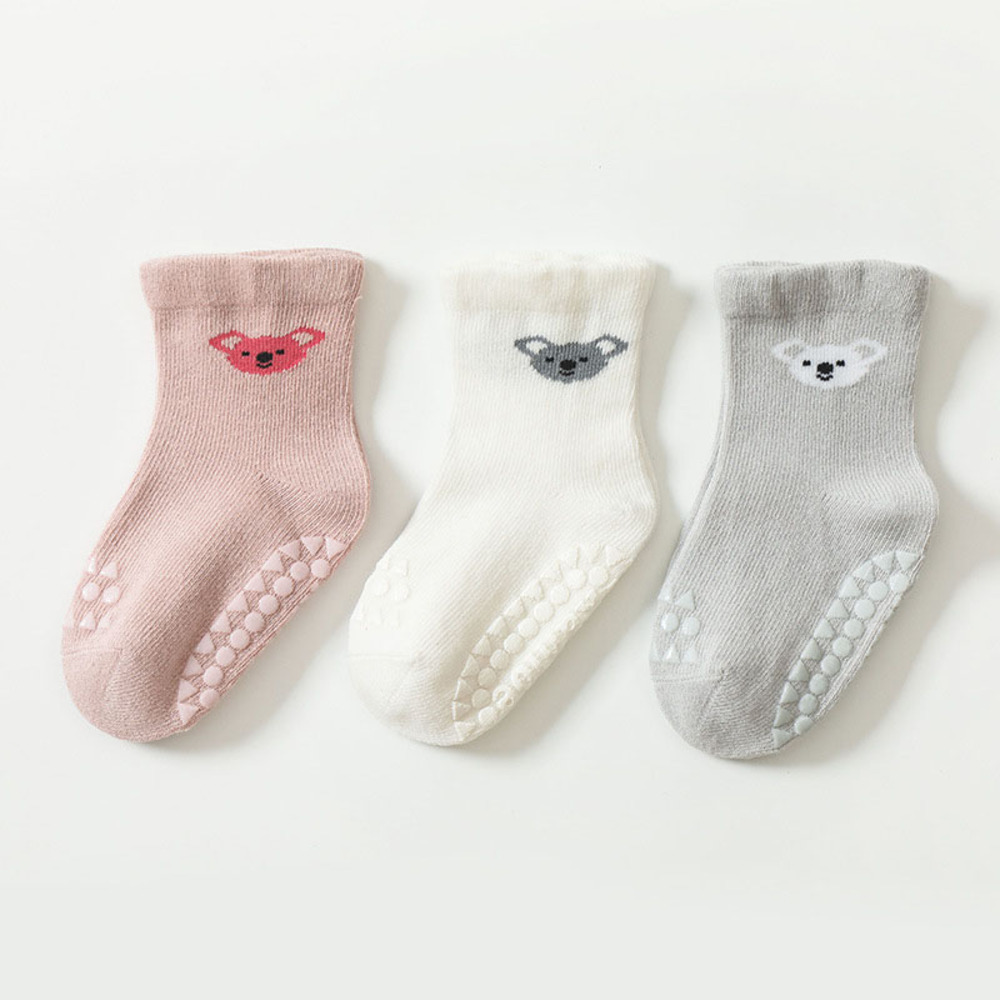 * koala * S size * Kids socks slip prevention attaching sebbx22 baby socks slip prevention socks Kids shoes under baby socks baby 