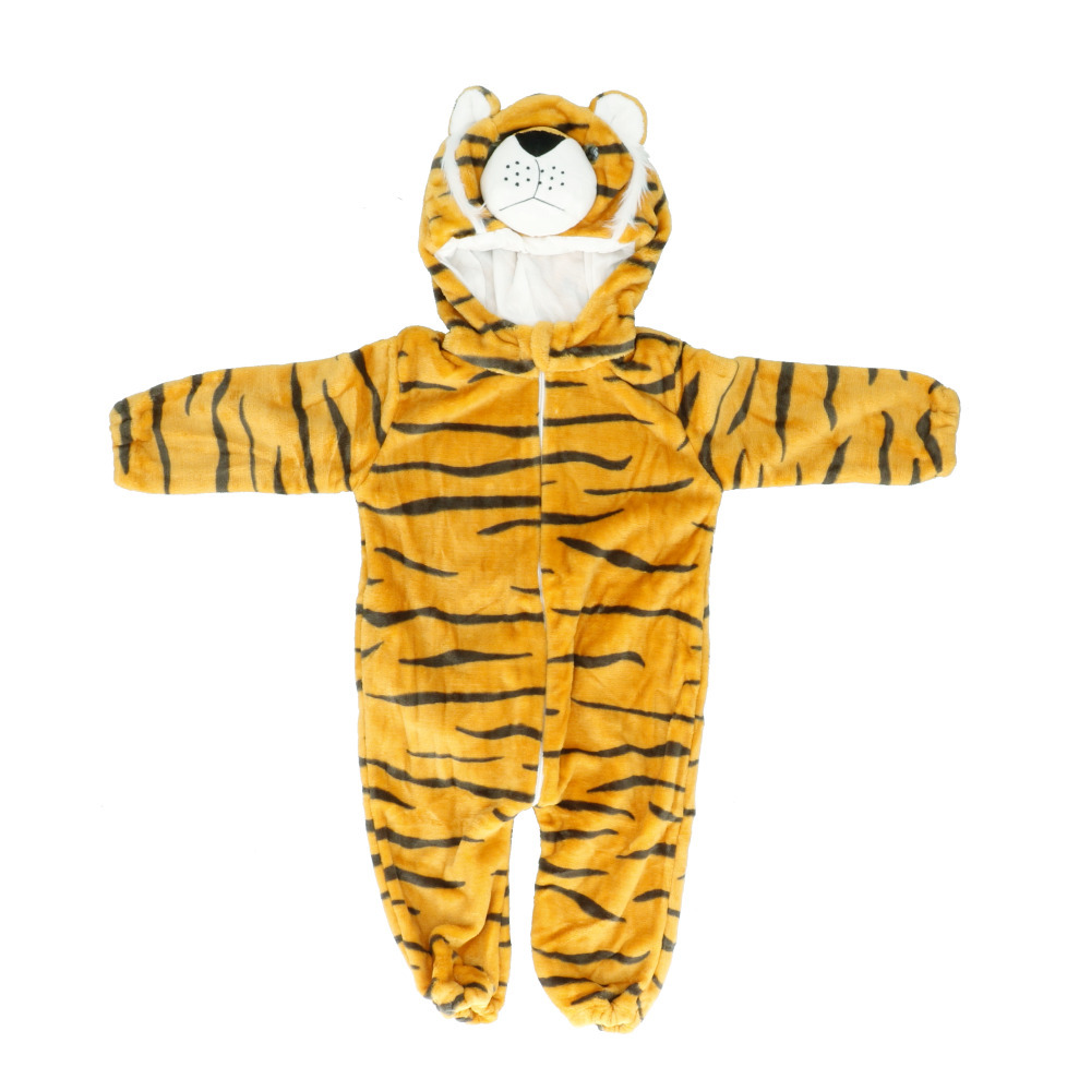 * Tiger * 80cm * животное костюм мульт-героя pkc3p014 костюм мульт-героя Kids детский комбинезон пижама салон одежда комбинезон передний открытие нежный 