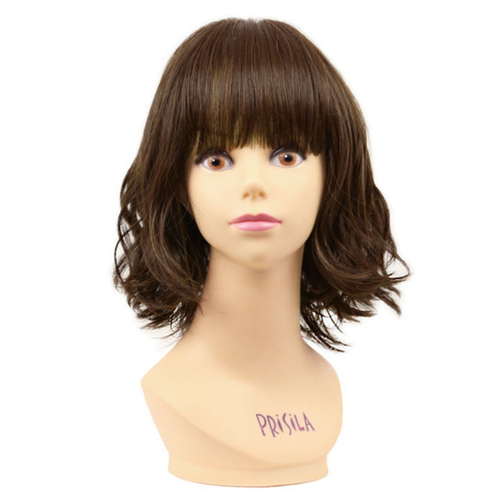 ☆ TMB/耐熱マロンブラウン ☆ プリシラ オールウィッグ ロリポップウェーブボブ A-705 PRISILA プリシラ ショート フルウィッグ