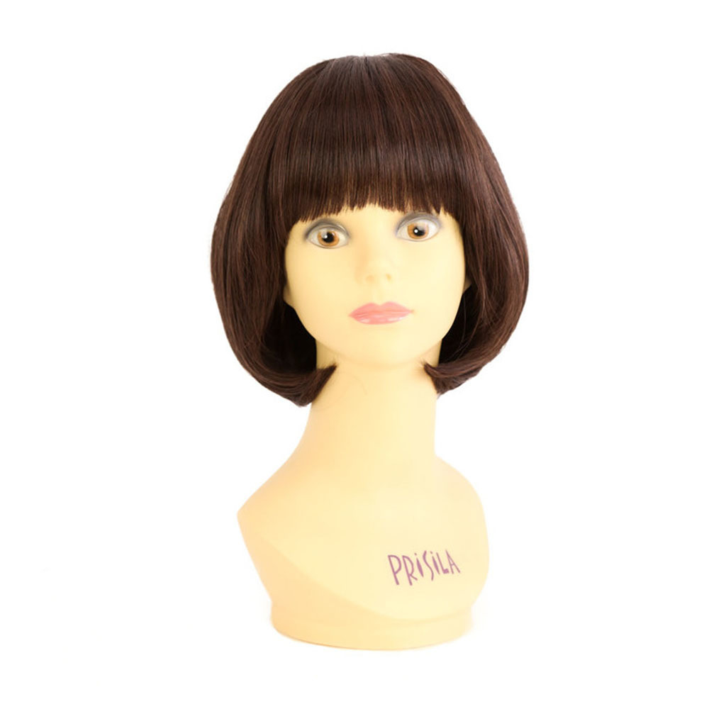 ☆ TMB/Теплостойкий Марон Браун ☆ Присира All Wig Airy Mash A-684 Priisila Prissira Short Full Wig Wig