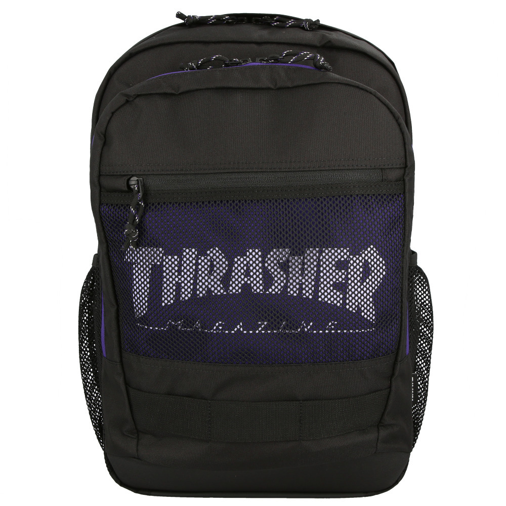 ☆ ブラックパープル ☆ THRASHER スラッシャー THR179 Backpack 28L スラッシャー リュック THR-179 THRASHER メンズ 大容量 28L A4 B4_画像1