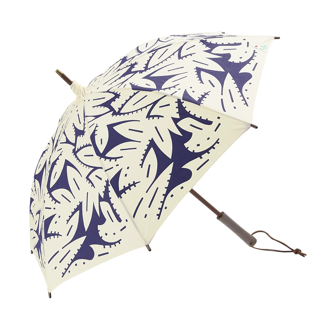 * LeafOF parasol mail order long umbrella lady's light weight stylish 47cm lovely woman umbrella 8ps.@. parasol umbrella umbrella hand opening cotton brand mi