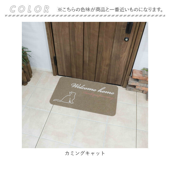 ☆ レーニア ☆ エントランスマット 45×75cm 玄関マット 屋外 屋内 75×45cm ドアマット エントランスマット 室内 マット 玄関まっと ラグ_画像8