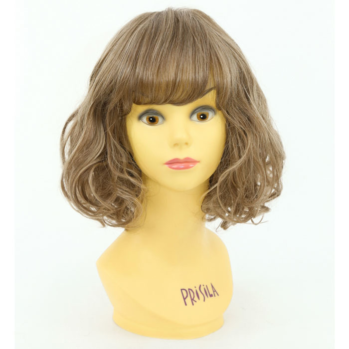 ☆ THB/耐熱ハニーブロンズ ☆ プリシラ オールウィッグ トイプーパーマボブ A-690 PRISILA プリシラ フルウィッグ フルウイッグ パーマ