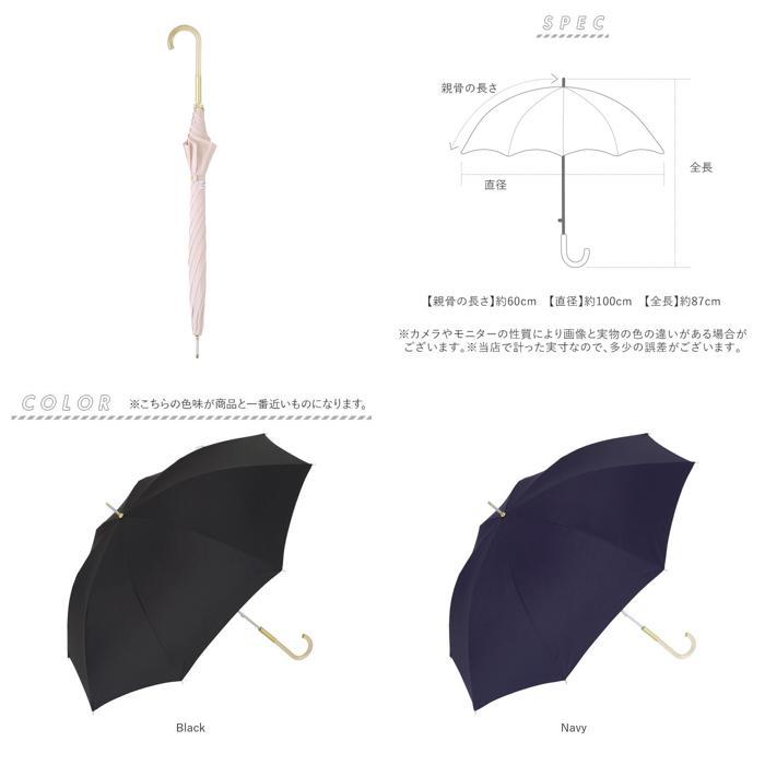 ☆ Pink ☆ ピーチドロップ 長傘 60cm 長傘 雨傘 レディース 晴雨兼用傘 niftycolors 晴雨兼用 傘 UVカット 90％以上 日傘 撥水 超撥水_画像9