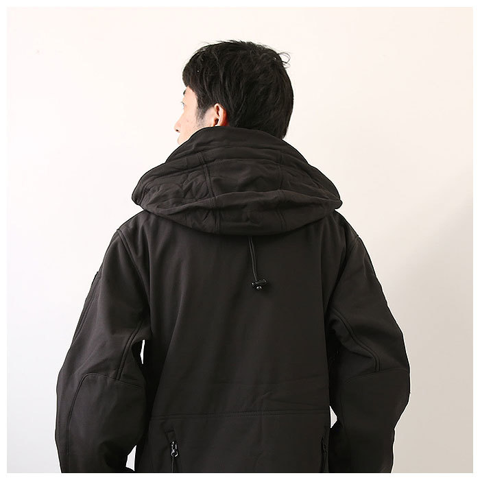 ☆ BlackCamo ☆ サイズM ☆ ROTHCO ロスコ SPECIAL OPS TACTICAL SOFT SHELL JACKET ロスコ ジャケット ブランド メンズ 大きいサイズ_画像5