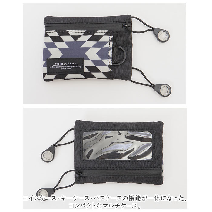 ☆ 001B ☆ TRIUMPHAL COIN KEYCASE コインケース ミニウォレット カードケース ミニ ウォレット 財布 カード入れ コインケース パスケース_画像5