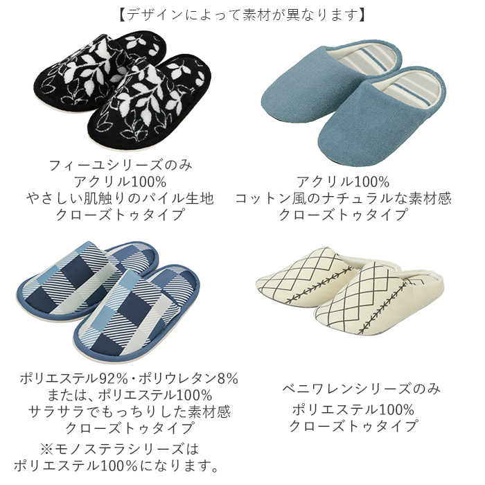 ☆ モノステラ/ブラック ☆ ヨコズナ yk18slipperトイレスリッパ トイレスリッパ おしゃれ 洗える スリッパ 花柄 洗濯可 引越祝い 新生活_画像5