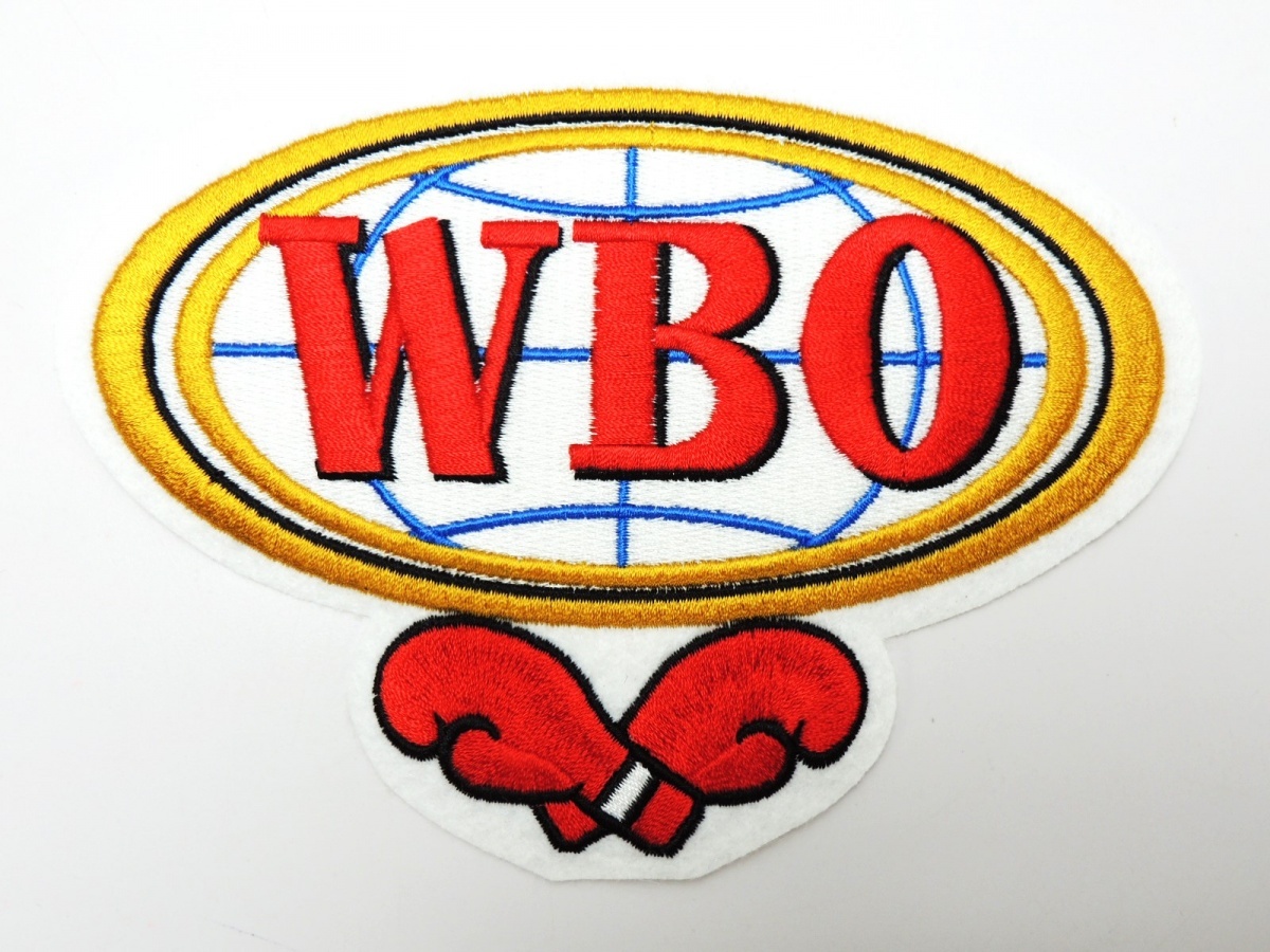 未使用 WBO ボクシング タイトルマッチ ワッペン 管1の画像1