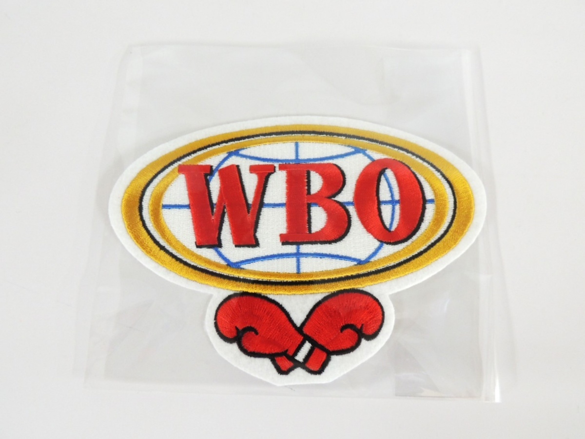 未使用 WBO ボクシング タイトルマッチ ワッペン 管1の画像3