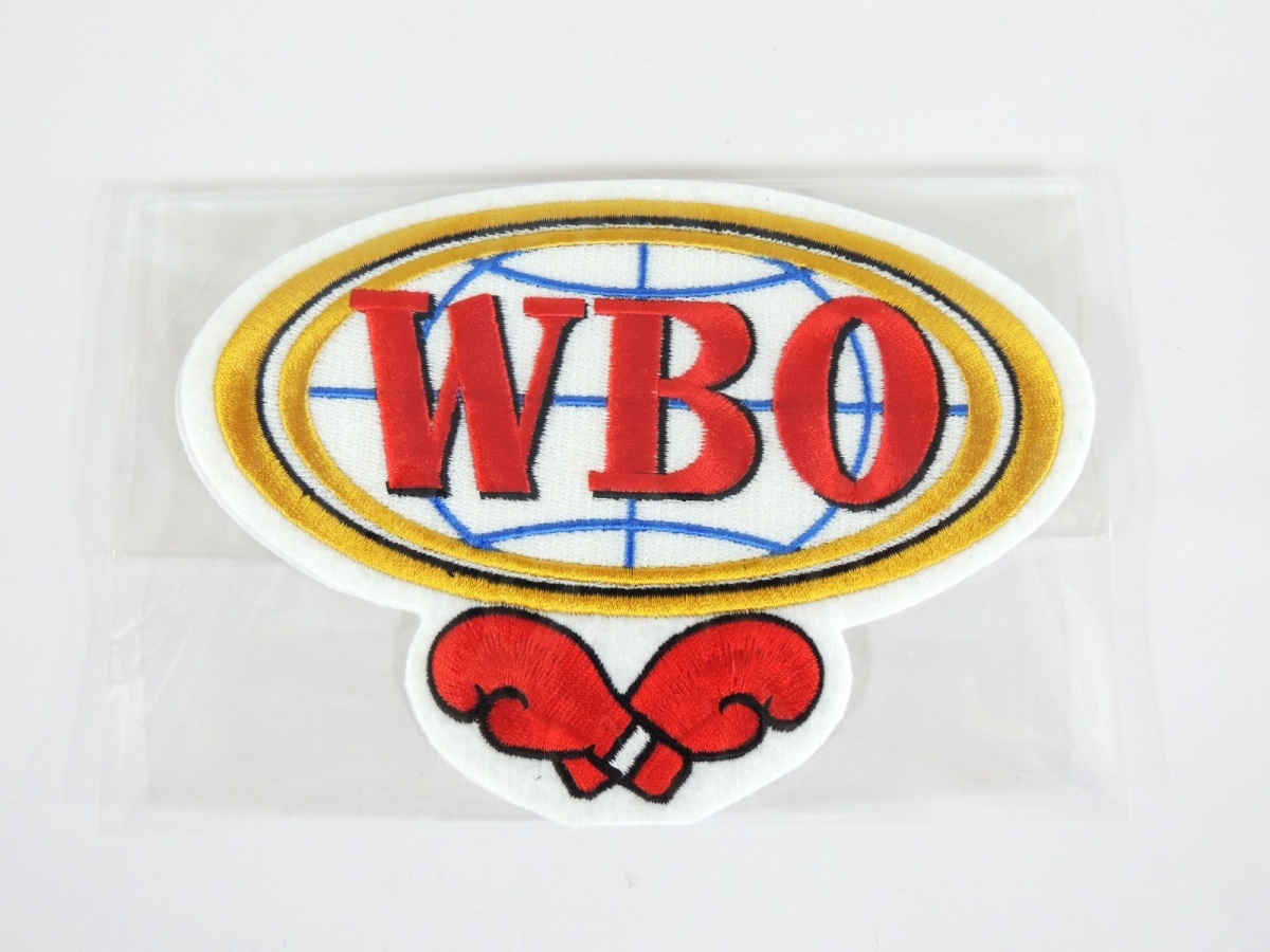 未使用 WBO ボクシング タイトルマッチ ワッペン 管4の画像3