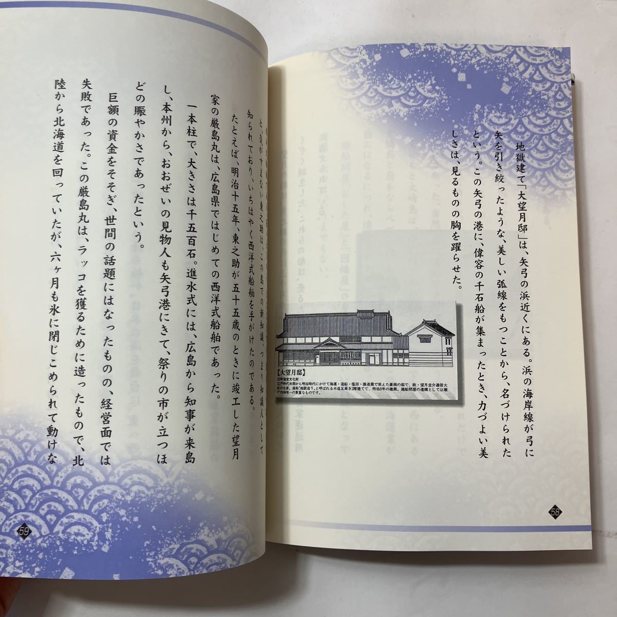 zaa-491♪望月東之助物語 瀬戸あかね(著) 出版社 東野町（豊田郡） 刊行年 平成14　2002年　海と島の歴史資料館建立