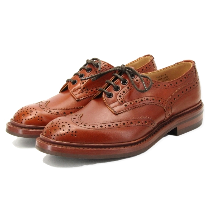 贅沢 トリッカーズ Tricker's 未使用 UK6.5 10006761 マロン