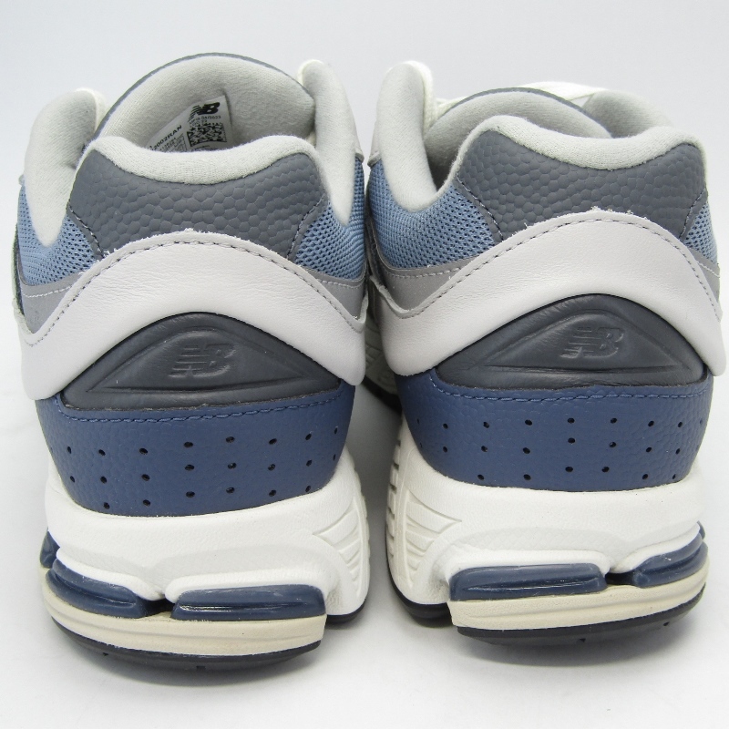 美品 New Balance ニューバランス 26cm M2002RAN atmos別注 ランニングシューズ レザー CYBERNETICS BLUE ブルー 35002411_画像3