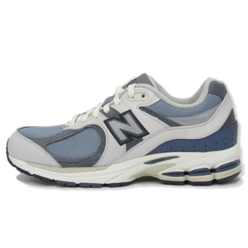 美品 New Balance ニューバランス 26cm M2002RAN atmos別注 ランニングシューズ レザー CYBERNETICS BLUE ブルー 35002411_画像1