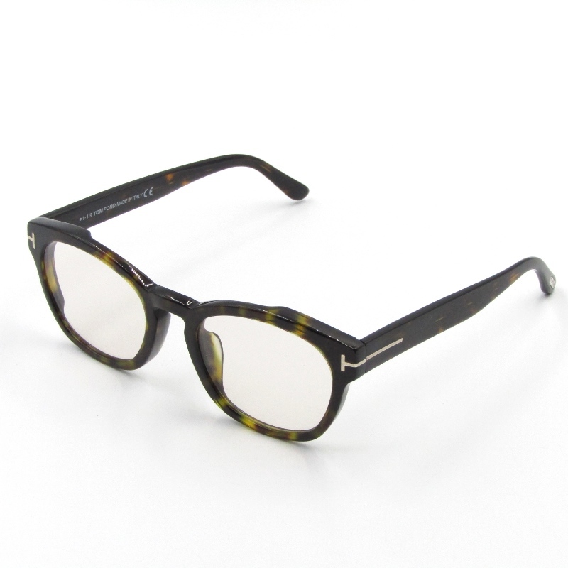 美品 TOM FORD トムフォード サングラス TF590-F Bryan-02 52J ブライアン ボスリントン イタリア製 フルフィット ダークハバナ 50016539